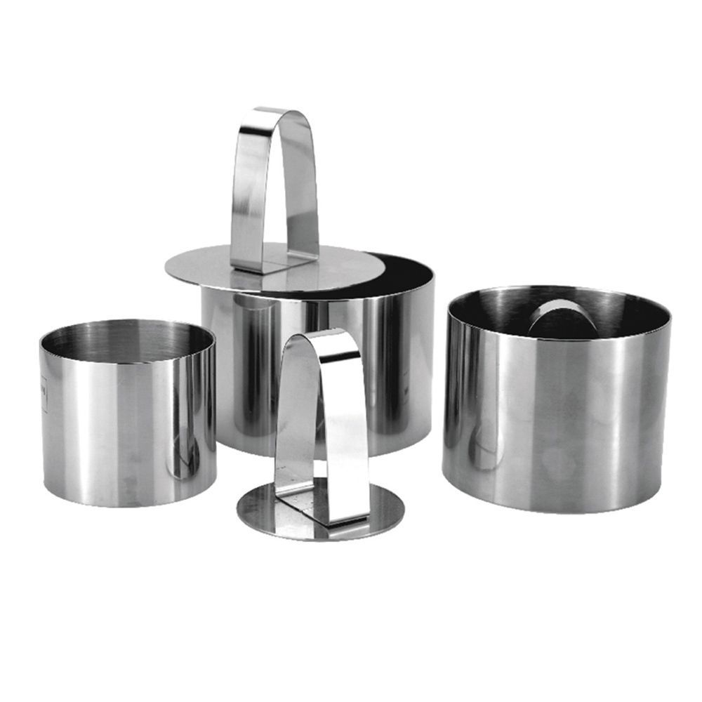 Набор кондитерских колец P.L. Proff Cuisine 3 шт + пресс (75*80 мм/ 65*80 мм/ 89*50 мм), P.L. Proff | Uliss Trade Набор кондитерских колец P.L. Proff Cuisine 3 шт + пресс (75*80 мм/ 65*80 мм/ 89*50 мм), P.L. Proff фото, купить в Липецке | Uliss Trade