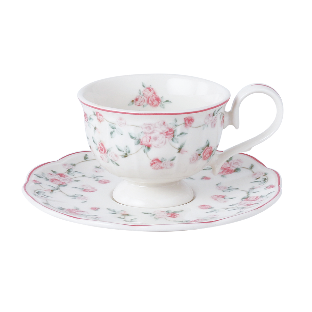 Кофейная пара 100 мл,фарфор "NOBLE" серия "Retro Ritz-La Vie En Rose" | Uliss Trade Кофейная пара 100 мл,фарфор "NOBLE" серия "Retro Ritz-La Vie En Rose" фото, купить в Липецке | Uliss Trade