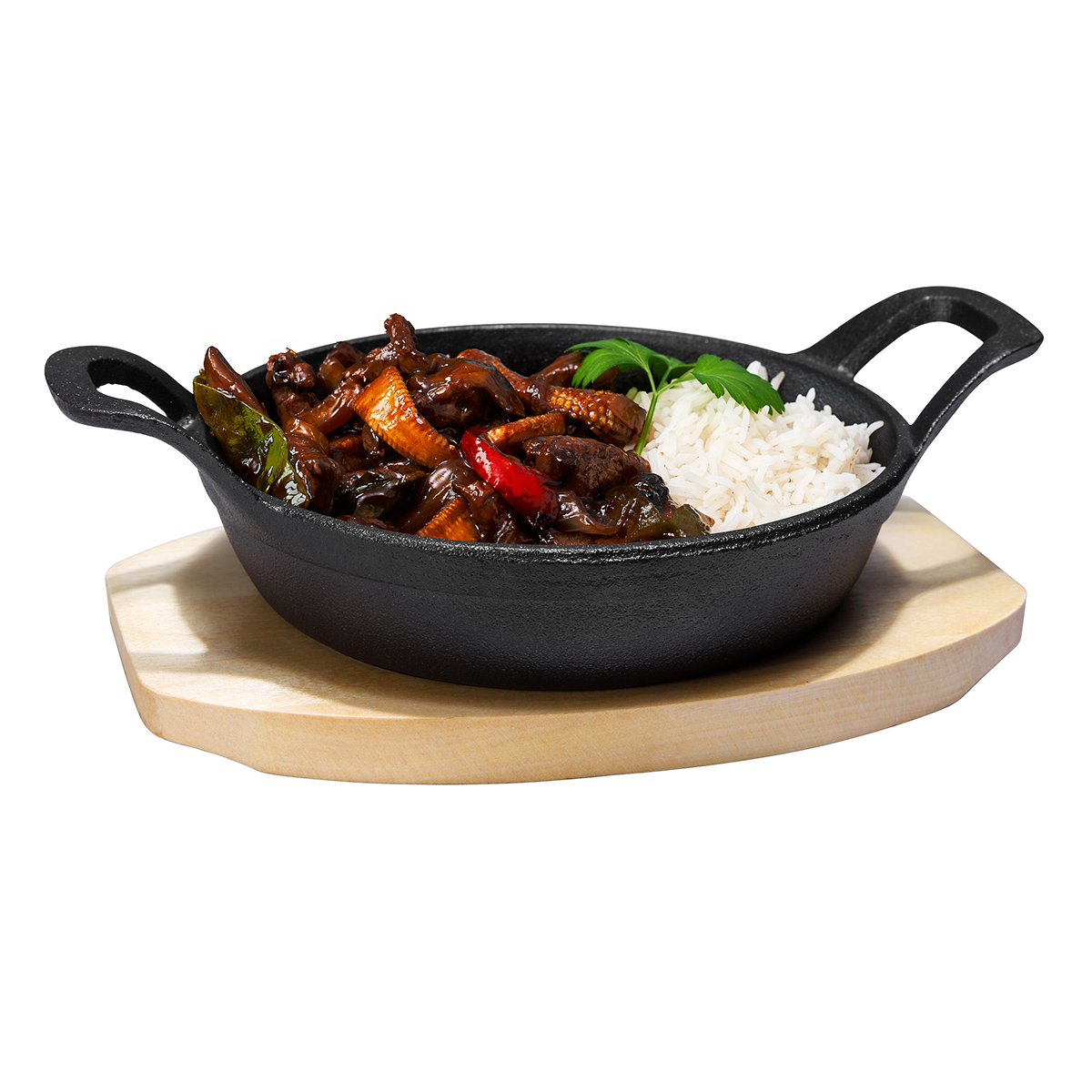 Сковорода чугунная,порционная 15 см на деревянной подставке, P.L. Proff Cuisine | Uliss Trade Сковорода чугунная,порционная 15 см на деревянной подставке, P.L. Proff Cuisine фото, купить в Липецке | Uliss Trade