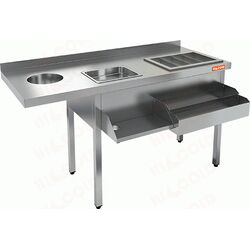Барная станция открытая HICOLD НКС-14/5БПК фото, купить в Липецке | Uliss Trade