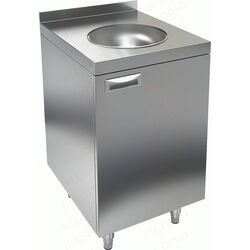 Стол закрытый с рукомойником, с бортом HICOLD НБМСЗР-5/6Б фото, купить в Липецке | Uliss Trade