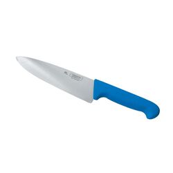 Шеф-нож PRO-Line 20 см, синяя пластиковая ручка, P.L. Proff Cuisine фото, купить в Липецке | Uliss Trade