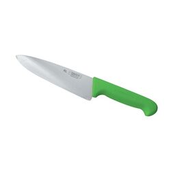 Шеф-нож PRO-Line 25 см, зеленая пластиковая ручка, P.L. Proff Cuisine фото, купить в Липецке | Uliss Trade