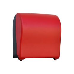 Автоматический держатель бумажных полотенец в рулонах MERIDA UNIQUE SOLID CUT RED LINE фото, купить в Липецке | Uliss Trade