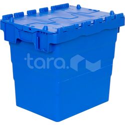 Пластиковый ящик с крышкой 400x300x365 фото, купить в Липецке | Uliss Trade