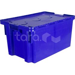 Пластиковый ящик с крышкой 600x400x315 фото, купить в Липецке | Uliss Trade