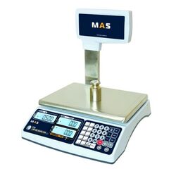 Торговые весы MR1-P с индикатором покупателя на стойке фото, купить в Липецке | Uliss Trade