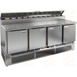 Стол холодильный для пиццы HICOLD PZE2-1111/GN камень фото, купить в Липецке | Uliss Trade