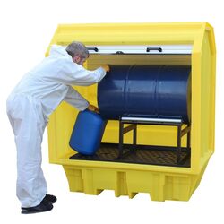 Поддон с укрытием для бочек BP2HCH фото, купить в Липецке | Uliss Trade