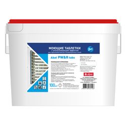 Abat PW&R tabs (100 шт) - моющие таблетки 2 в 1 с ополаскивающим эффектом фото, купить в Липецке | Uliss Trade