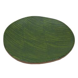 Блюдо поднос меламиновый 20.5*20.5*3см Green Banana Leaf    P.L. фото, купить в Липецке | Uliss Trade