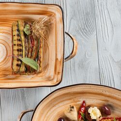 Блюдо с ручками Organic Fusion 1,95 л, 19,5*30 см, P.L. Proff Cuisine фото, купить в Липецке | Uliss Trade