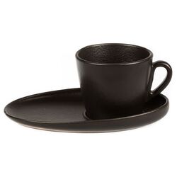 Чашка с блюдцем Black Raw Cappuccino 175 мл, P.L. Proff Cuisine фото, купить в Липецке | Uliss Trade