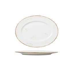 Блюдо овальное 30*22,5 см, фарфор "NOBLE" серия "Grace" фото, купить в Липецке | Uliss Trade