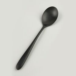 Ложка столовая ,покрытие PVD,черный матовый цвет,серия "Alessi-Black"  P.L. фото, купить в Липецке | Uliss Trade