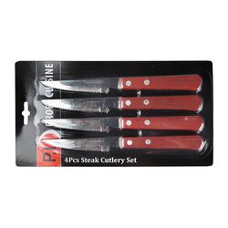Набор ножей для стейка 21,5 см, 4 шт, P.L. Proff Cuisine фото, купить в Липецке | Uliss Trade