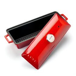 Форма д/выпечки"Terrine" красная 8,5*26,5см.,1,0 л.чугун LAVA фото, купить в Липецке | Uliss Trade