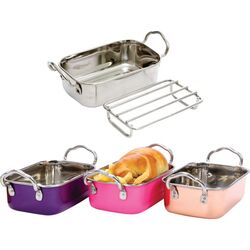 Сковородка для подачи 12*8*4 см, нержавейка с медным напылением, P.L. Proff Cuisine фото, купить в Липецке | Uliss Trade